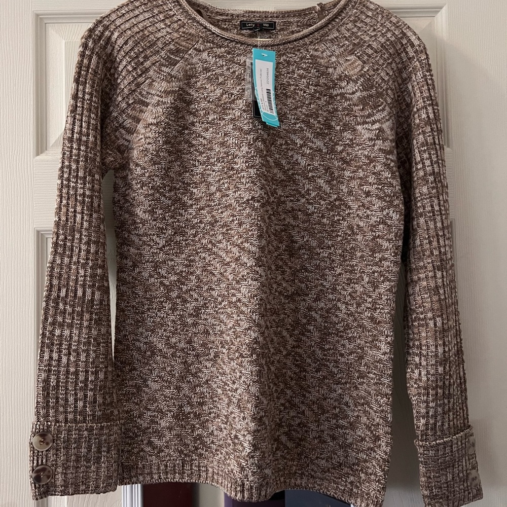 Lety & Me Jasmine Ribbed Long Sleeve Pullover